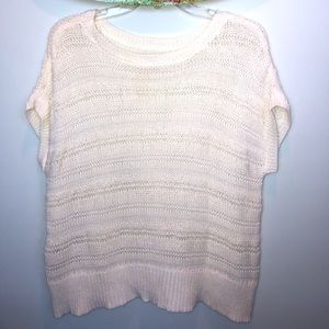 loft knitted short sleeve sweater
